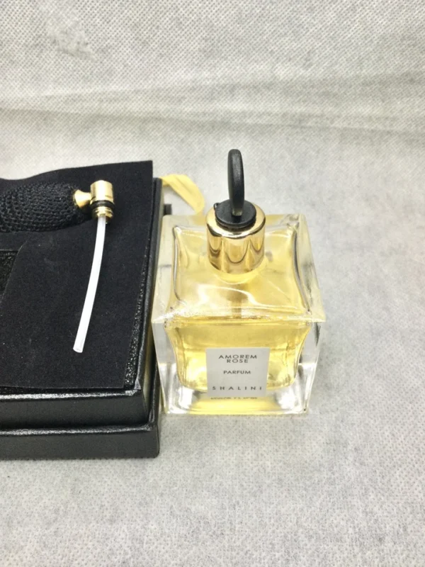 Shalini Amorem Rose Parfum 50 ML Spray Cubique Bulb Atomizer LUXURY FRAGRANCE